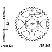 Reťazová rozeta JT JTR 843-49 49T, 428